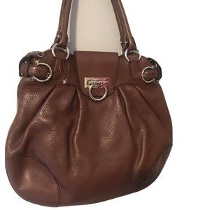 Salvatore Ferragamo Hand Bag Purse Brown